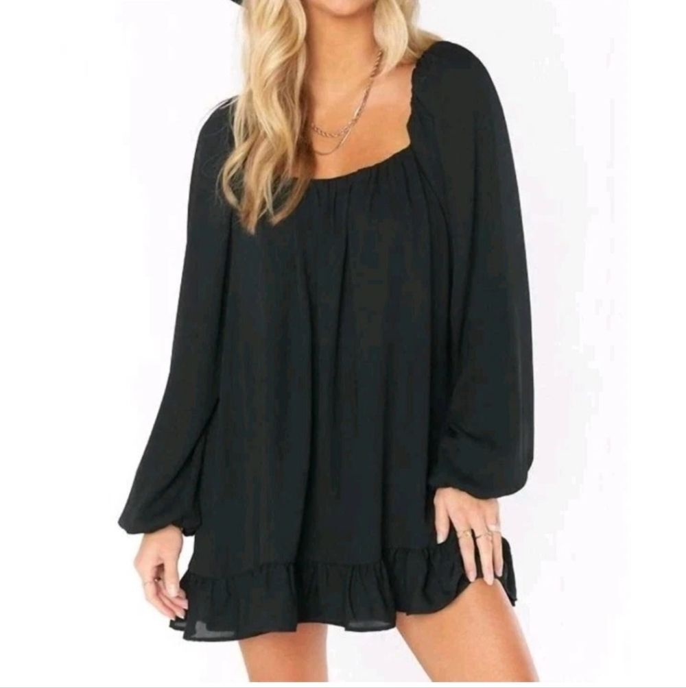 NWT Show Me Your Mumu BRIAR Mini Dress Black Size Extra Small *Sold out!!  $158 - Picture 2 of 8
